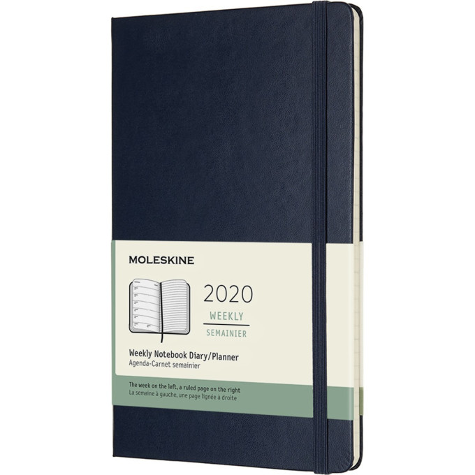 Еженедельник MOLESKINE Classic Weekly Large, синий сапфир DHB2012WN3